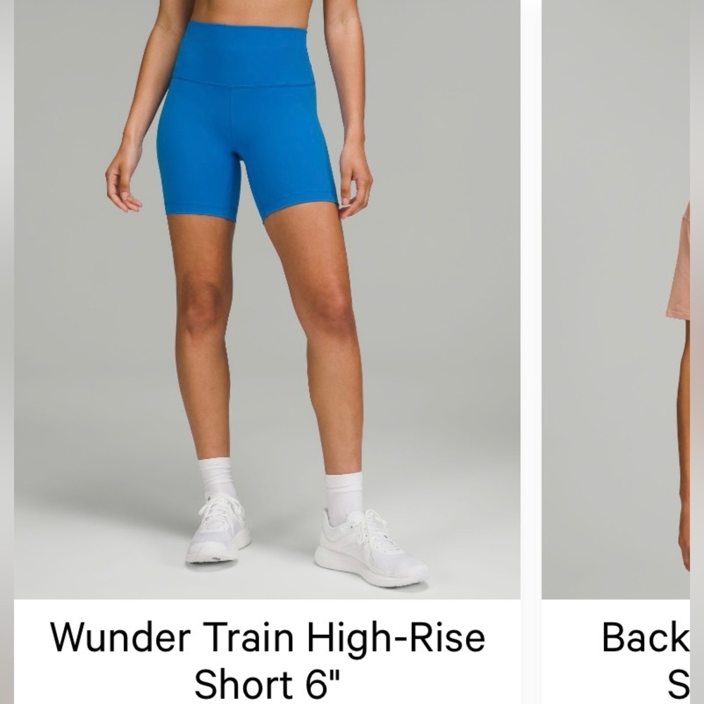 Wunder Train 6” shorts lululemon